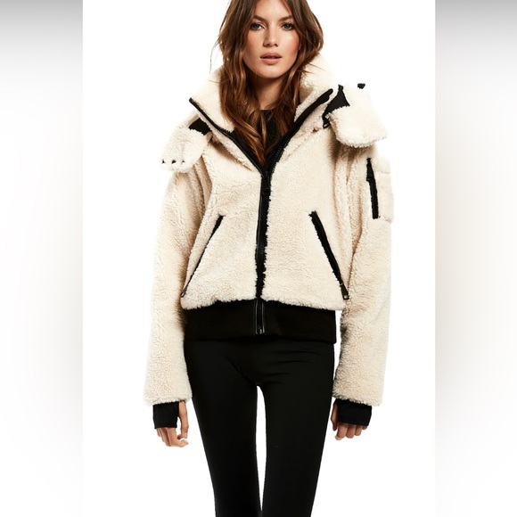 $395⬇️ SAM. Sherpa NALA Jacket in Almond - S - Picture 4 of 12